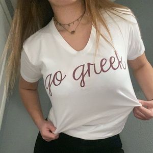 Go Greek! Greek life T-shirt Sorority Tee/Top